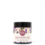 Scrub de Corp cu Lavanda & Patchouli & Vanilie - Exfoliere Aromată - Fleurane.ro