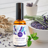 Ulei de corp cu Lavanda, Mosc si Menta Dulce