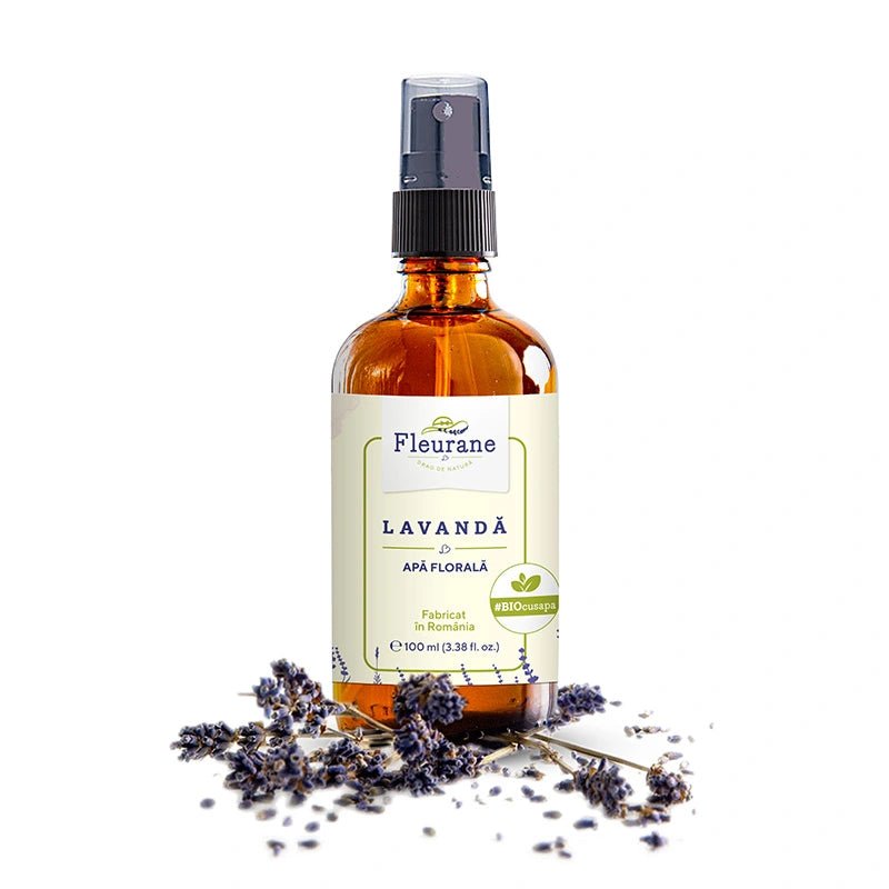 Sapun Roses, saculet cu lavanda BIO, ulei esential si apa florala - Fleurane.ro