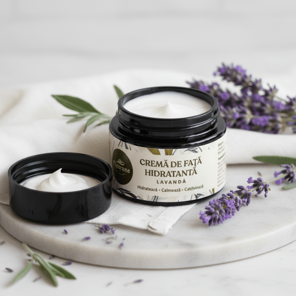 Crema de fata hidratanta cu Lavanda – Prospetime Naturala - Fleurane.ro