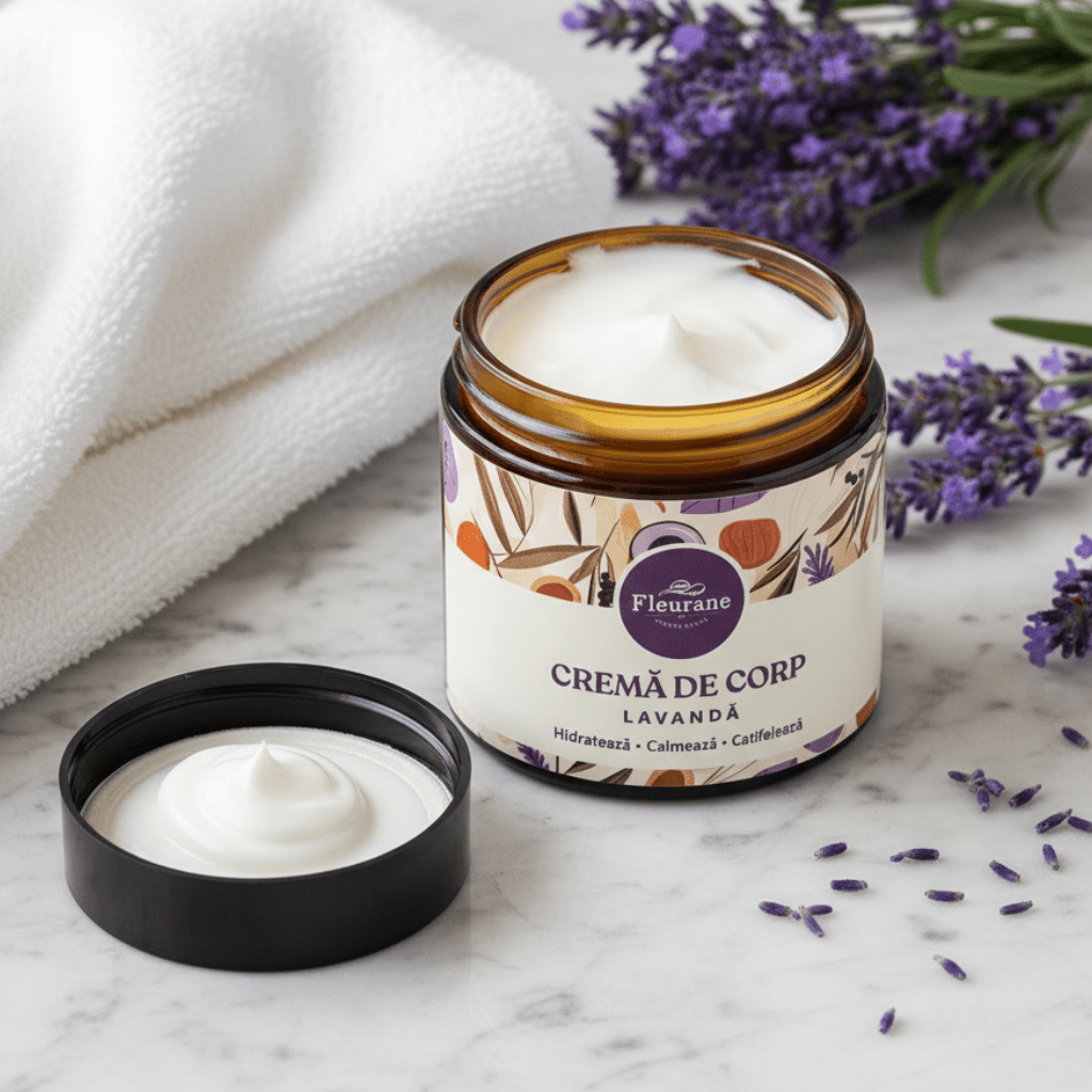 Crema de corp cu Lavanda – Mangaiere Delicata - Fleurane.ro