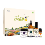 Set Cadou Enjoy - Cosmetice Naturale cu Lavandă, Portocală, Melissa si Lemongrass - Fleurane.ro