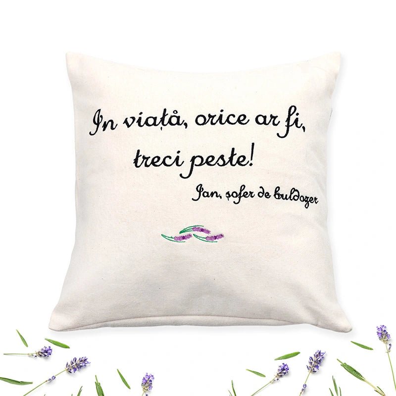 Perna cu lavanda Mesaj Motivational - Fleurane.ro