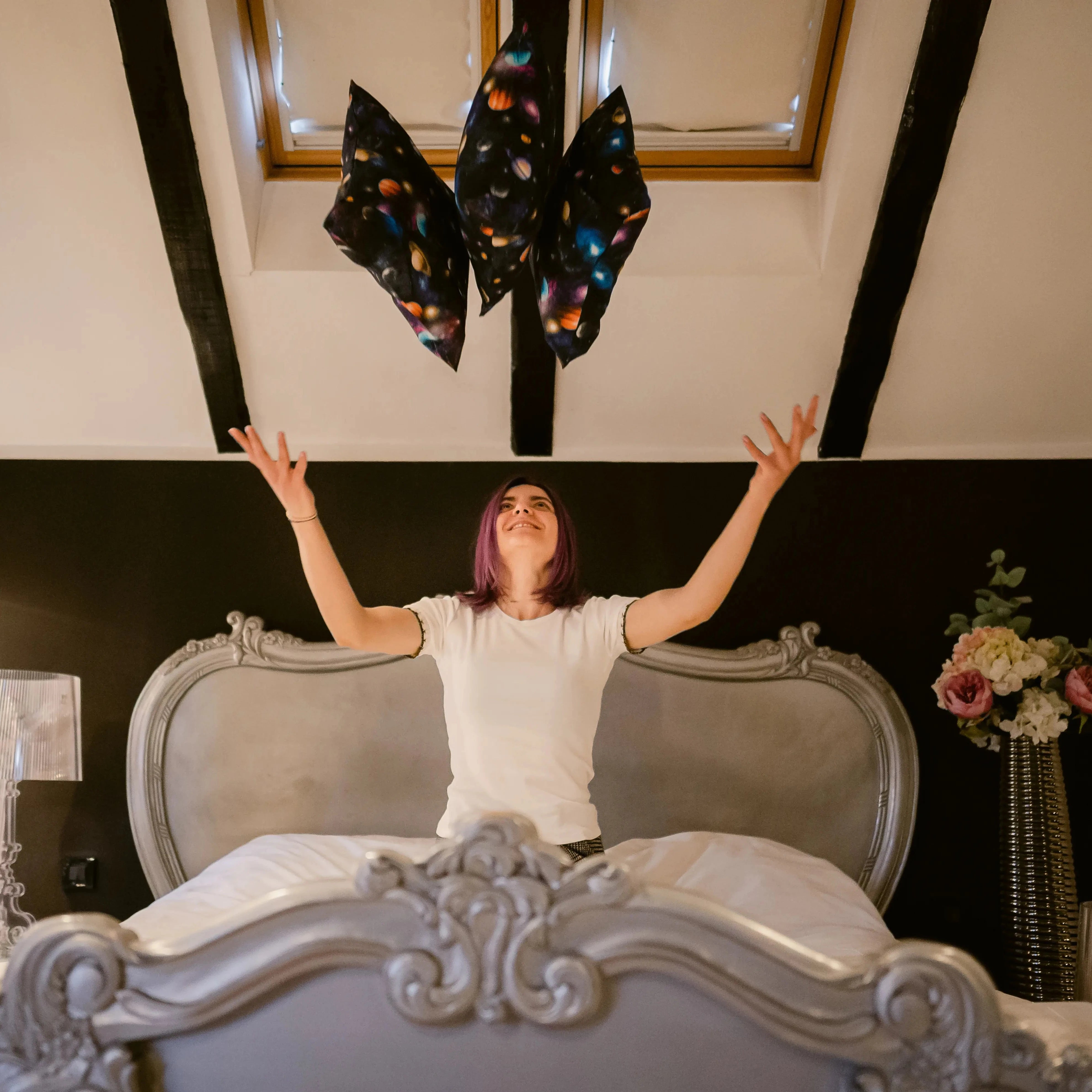 Perna cu lavanda si kapoc - Cosmos - Fleurane.ro