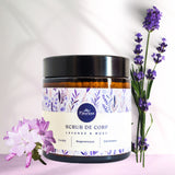 Scrub de Corp cu Lavanda & Mosc – Exfoliere si Relaxare