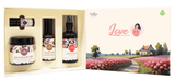 Set Cadou Love - Cosmetice Naturale cu Lavanda, Trandafir si Ciocolata - Fleurane.ro