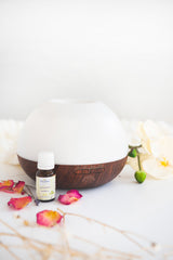 Difuzor aromaterapie ultrasunete + Ulei de lavanda Fleurane Cadou