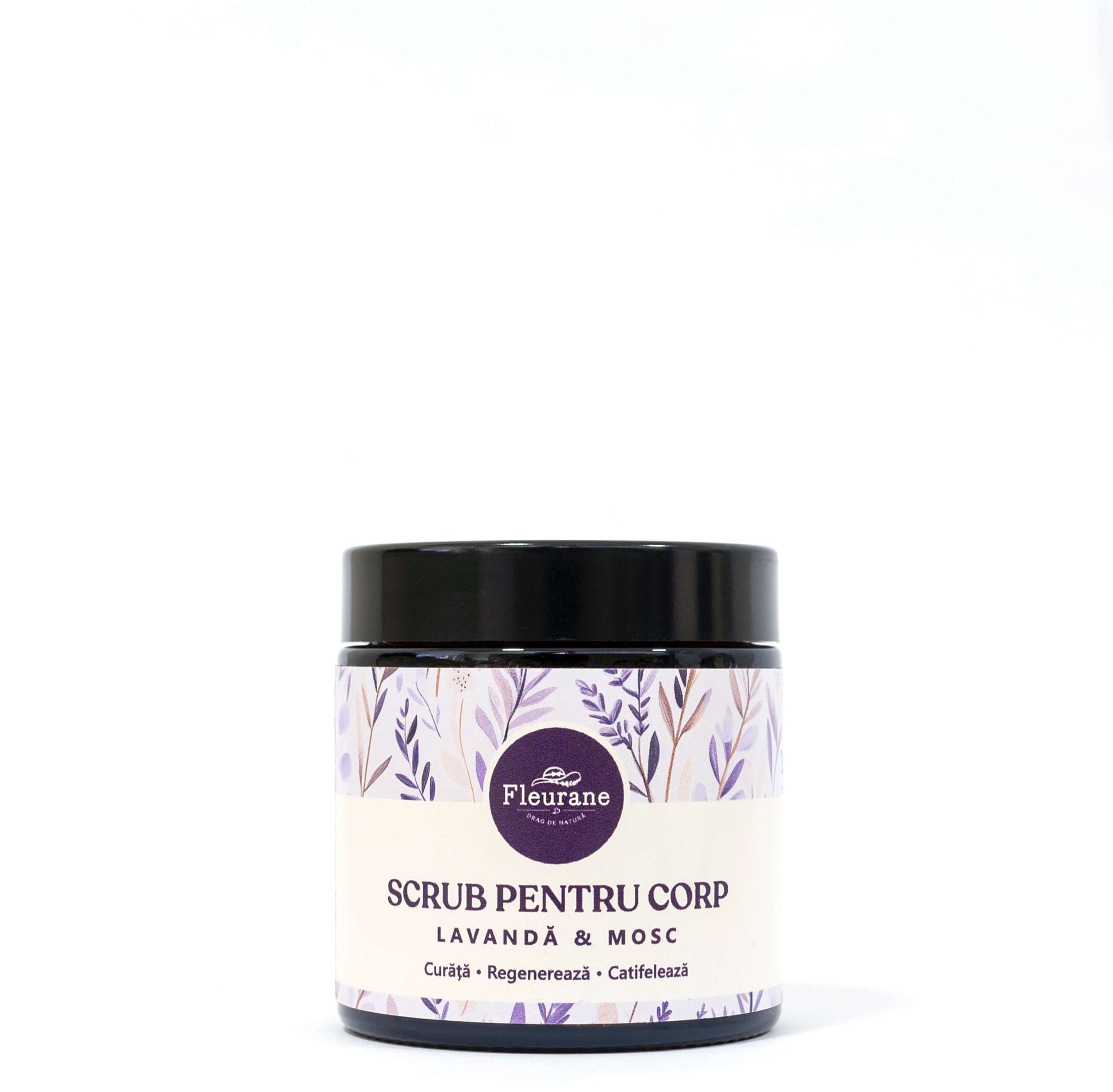 Scrub de Corp cu Lavanda & Mosc – Exfoliere si Relaxare - Fleurane.ro
