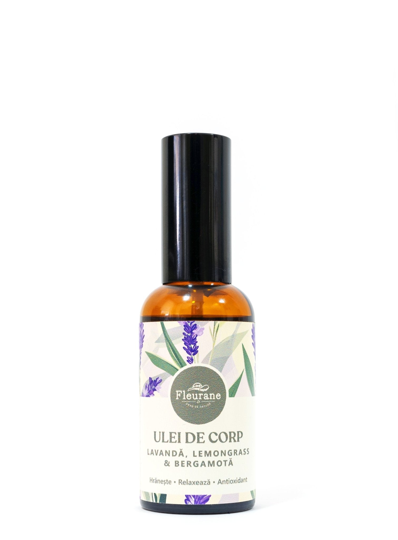 Ulei de Corp cu Lavanda, Lemongrass si Bergamota - Fleurane.ro