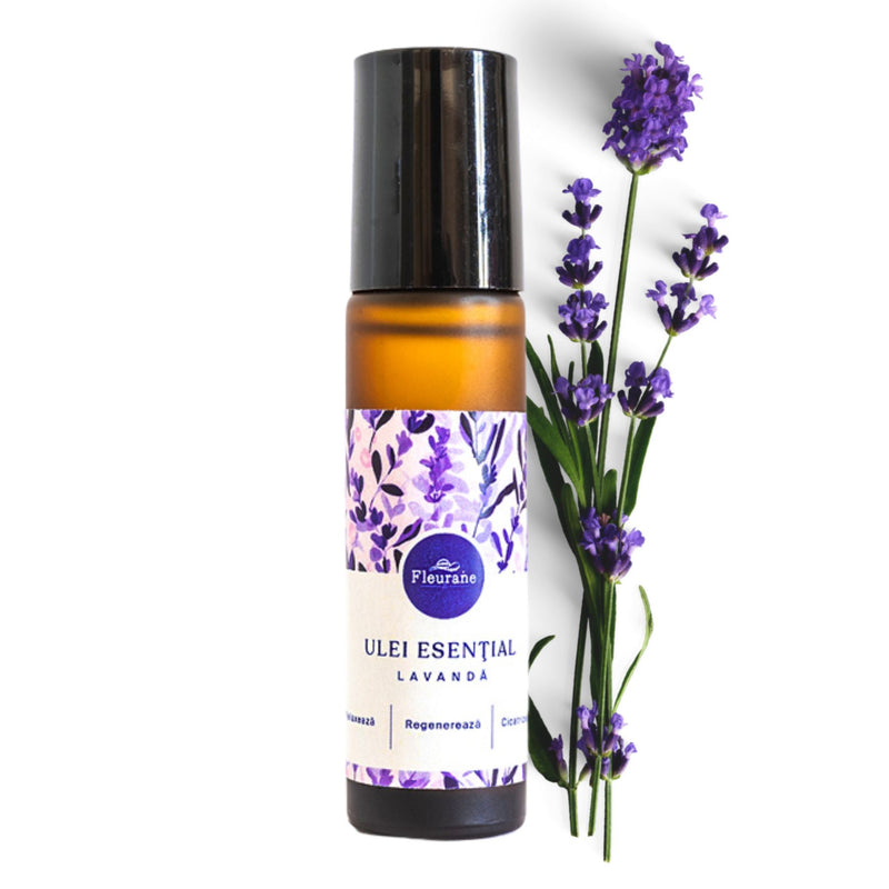 Roll-on cu ulei de lavanda pur 10 ml